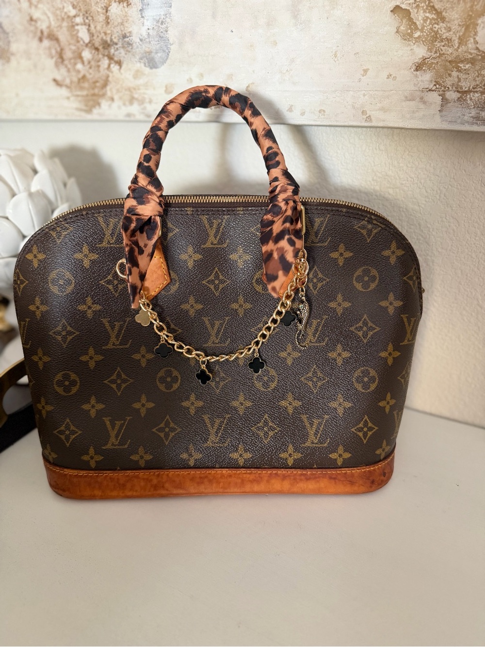 Louis Vuitton Brown Monogram Alma PM